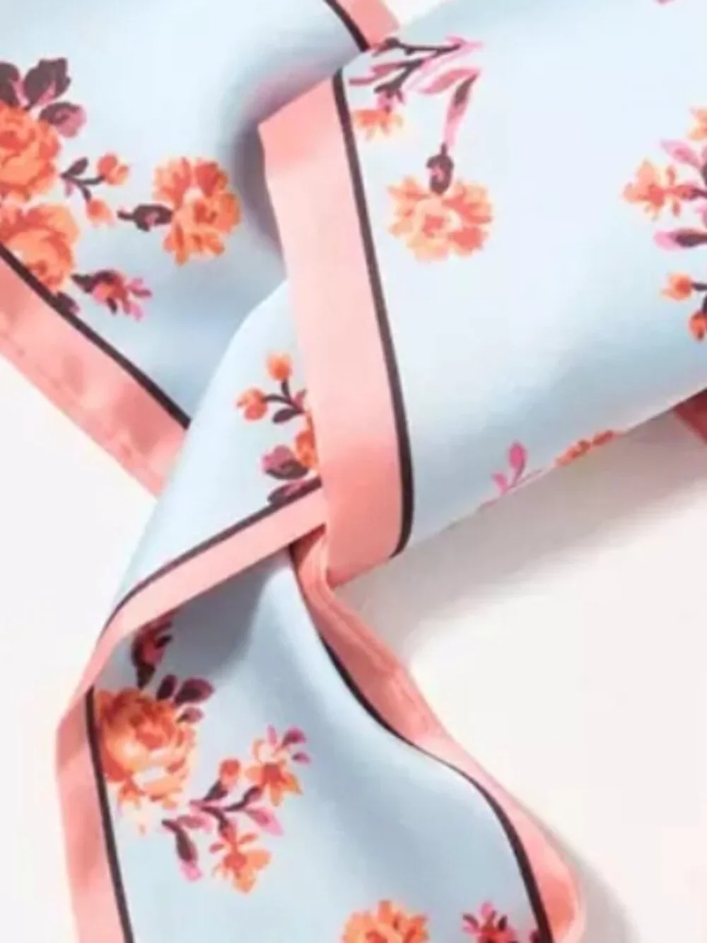 NWT Anthropologie  LyreBird Printed Hair Scarf Set of 2 Mixed Floral